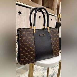 Black and Brown Handbag by Charles & Keith